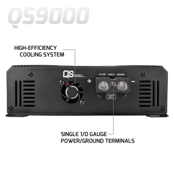 Main product image for PRV Audio QS9000 1 Ohm QS Series 1-Channel Full-Range Amplifier 9000W294-3527